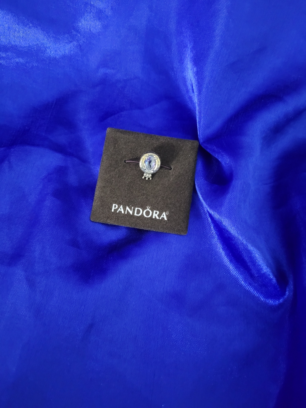 Pandora Silver Stone Crown Charm